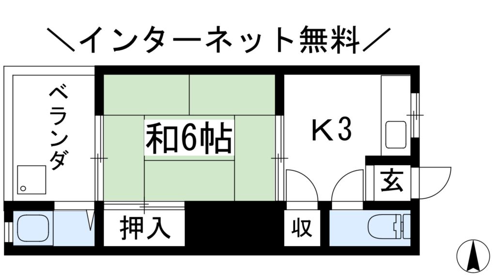 西野荘 間取り