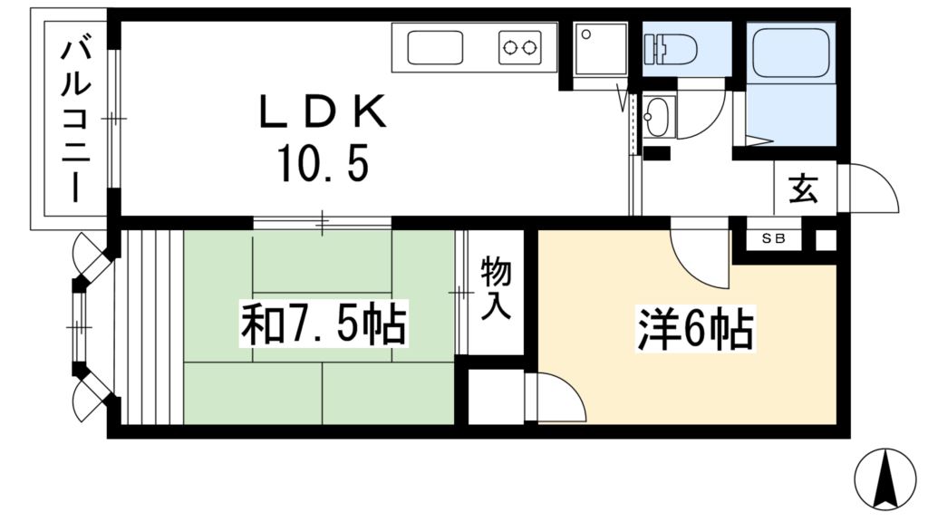 Lアポルテ 間取り