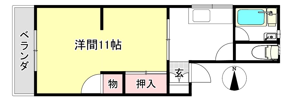 シャンポール小野 間取り
