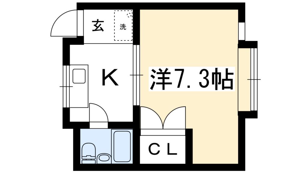 コーポ島祝 間取り