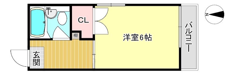 シェアフラット岩倉 間取り
