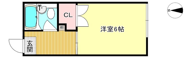 シェアフラット岩倉 間取り