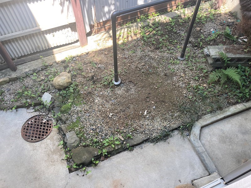 北白川西伊織町貸家(平屋) ベランダ