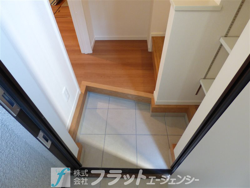 北白川久保田町貸家 玄関