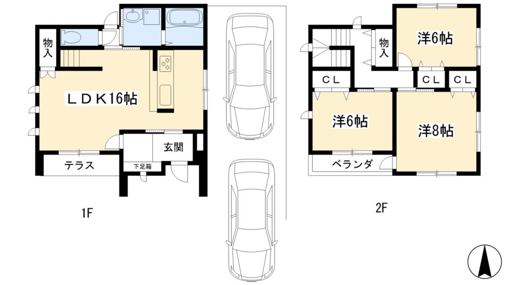 池田様岩倉三笠町リースホーム 間取り