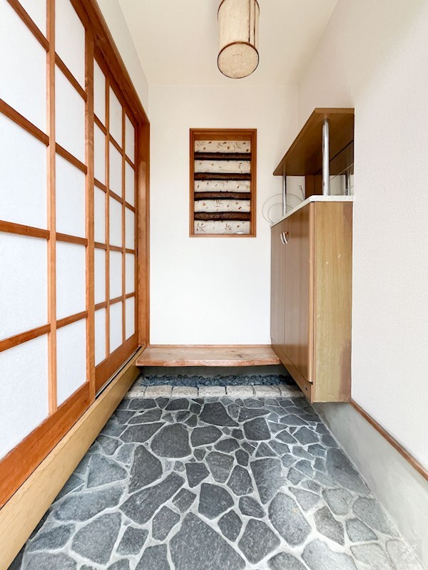 紫野下築山町貸家 玄関