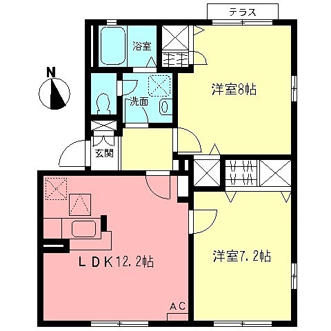 クレストヒルズＣ 間取り