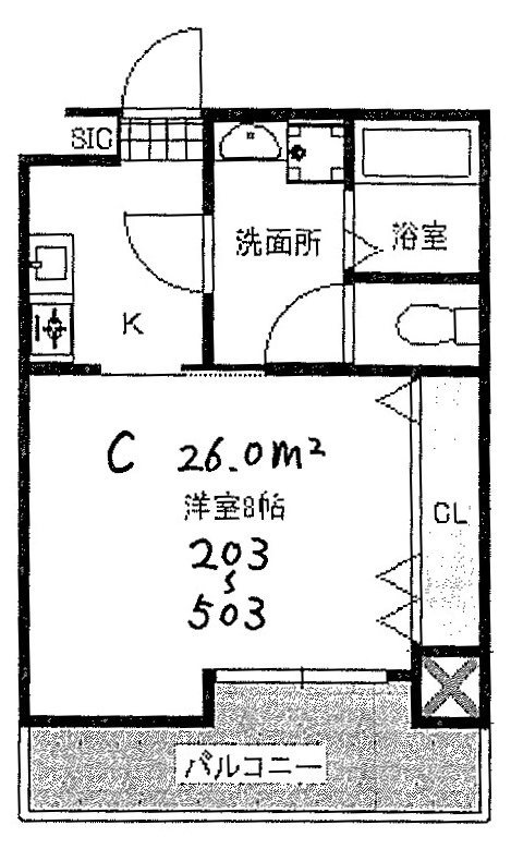 京OHBUⅠ 間取り