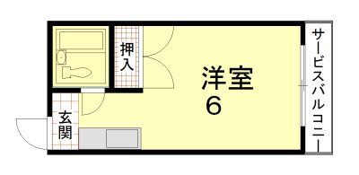 ハイツ村岡 間取り