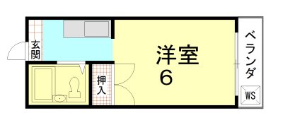 ハイツ庵野 間取り
