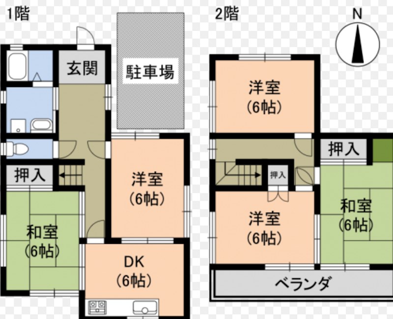 グリーンルームコーポ(斎城テスト） 間取り
