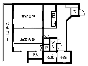 長町南たちばなビル 間取り図
