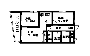 グランドゥＳＳ 間取り図