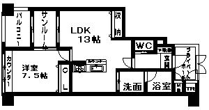 グランコート・ディファレンス 間取り図