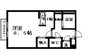 エピローグ 102号室 間取り