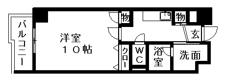 ブォンジョルノ 間取り図