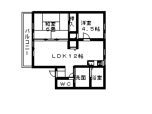 コートルミエールB 間取り図
