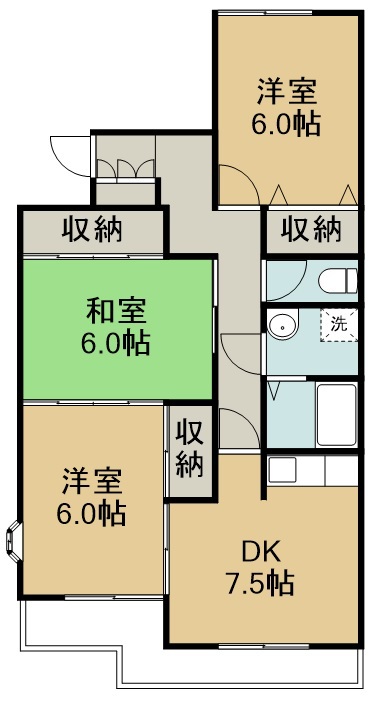 山建Ⅰ 間取り図