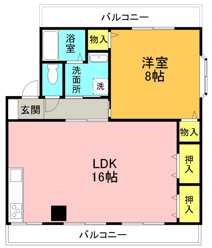 グリーンハイツ（鴨島） 間取り