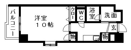 ブォンジョルノ 間取り図
