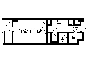 ブォンジョルノ 間取り図