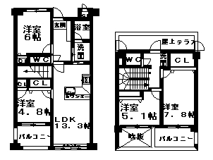 グランコート・ディファレンス 間取り図