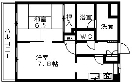 パークシティ富沢 間取り図