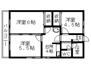 ポテトハウス 間取り図