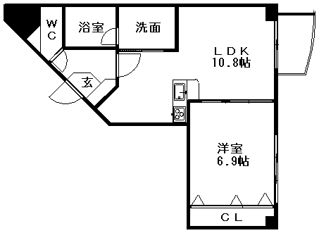 グラツィ 間取り図