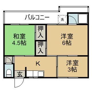 武市荘 間取り