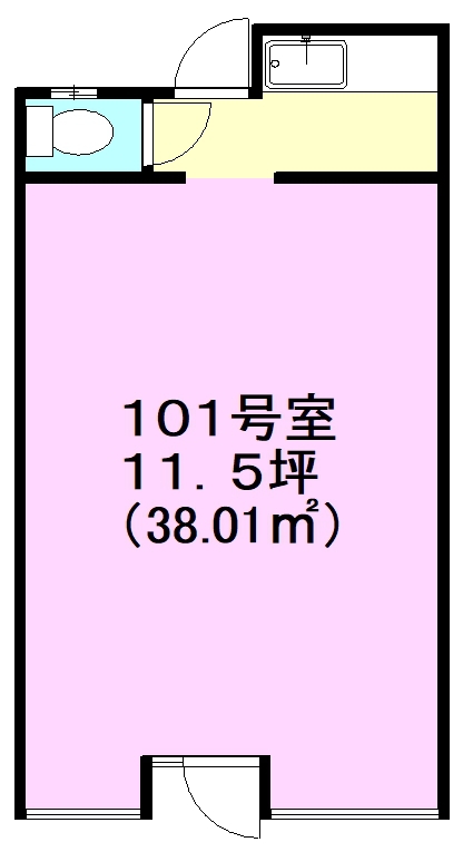 ラフォーレ店舗 101号室 間取り