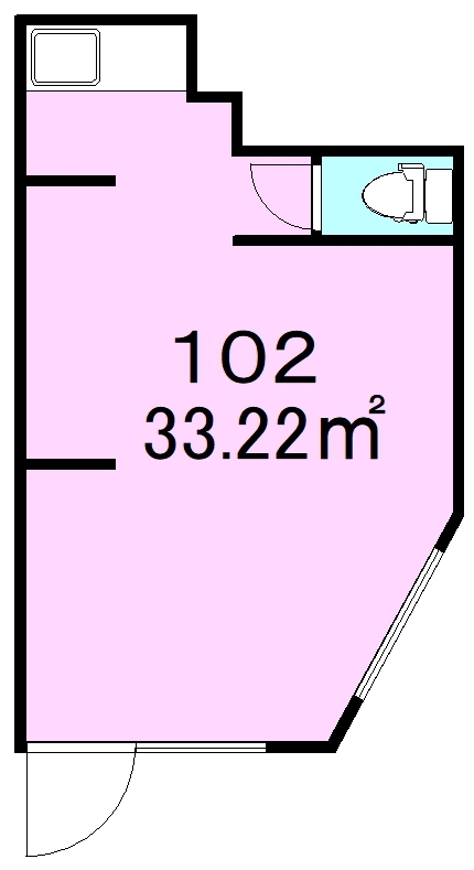 今関貸店舗・事務所 102号室 間取り
