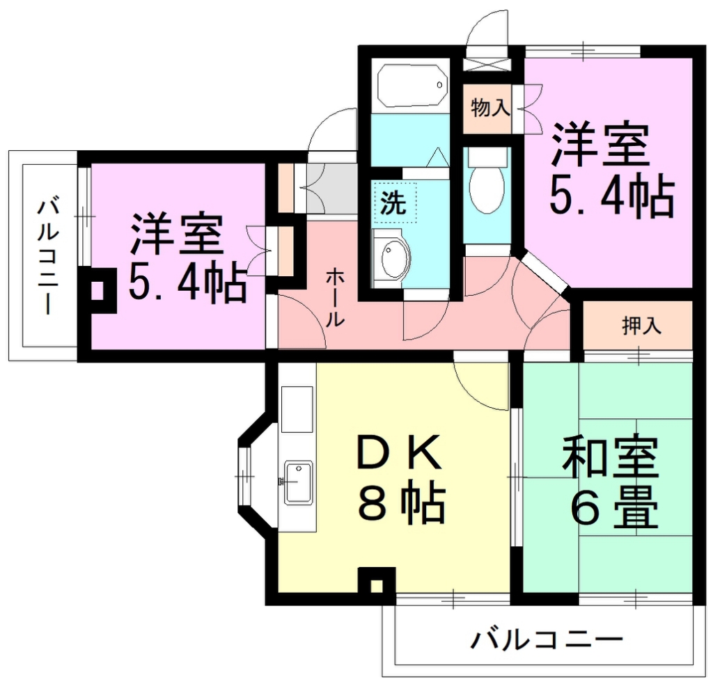 山崎ビル 301号室 間取り