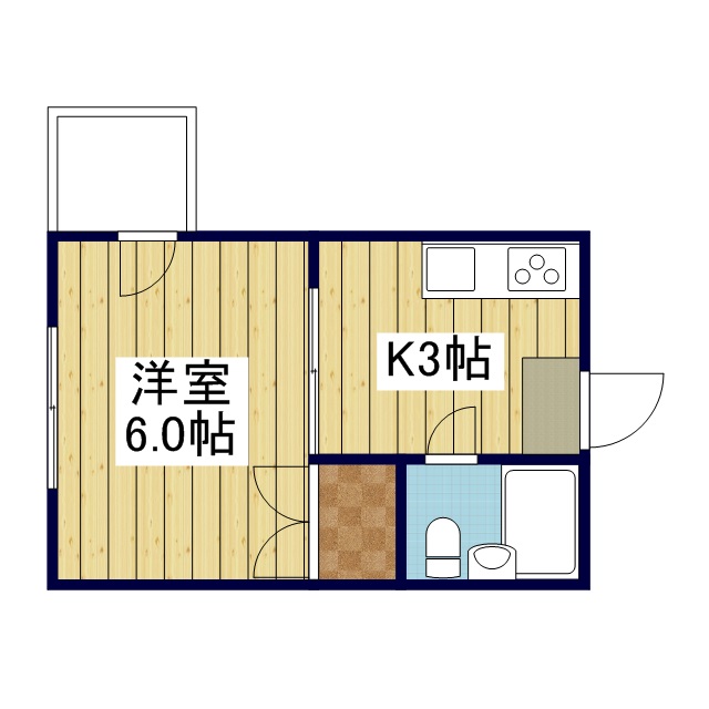 ペンション大手町 503号室 松山市大手町 マンション 5階 1k 2 8万円 アート不動産