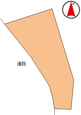 可児市大森字奥山　土地 間取図・土地図