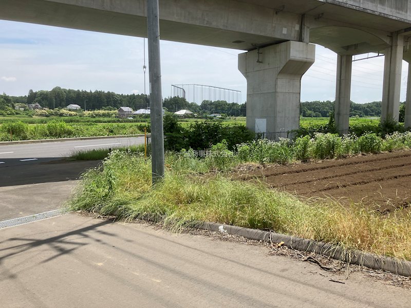 つくば市島名　土地  現地写真