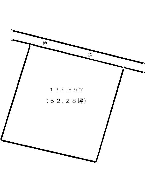 岐阜県多治見市大針町 間取図・土地図