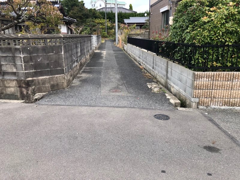 豊浦町川棚 現地写真（前面道路含む現地写真）