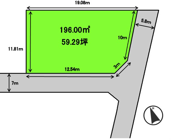鶴岡市下川字窪畑 間取り図
