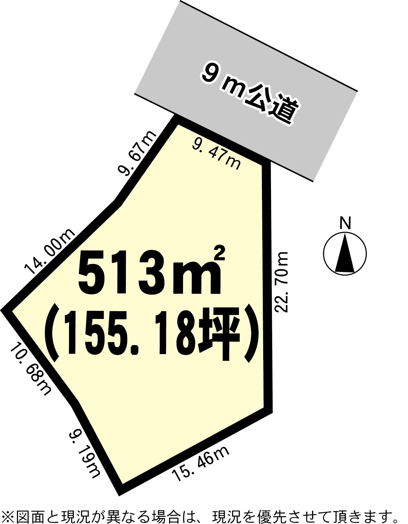 つくば市島名　土地 間取図・土地図