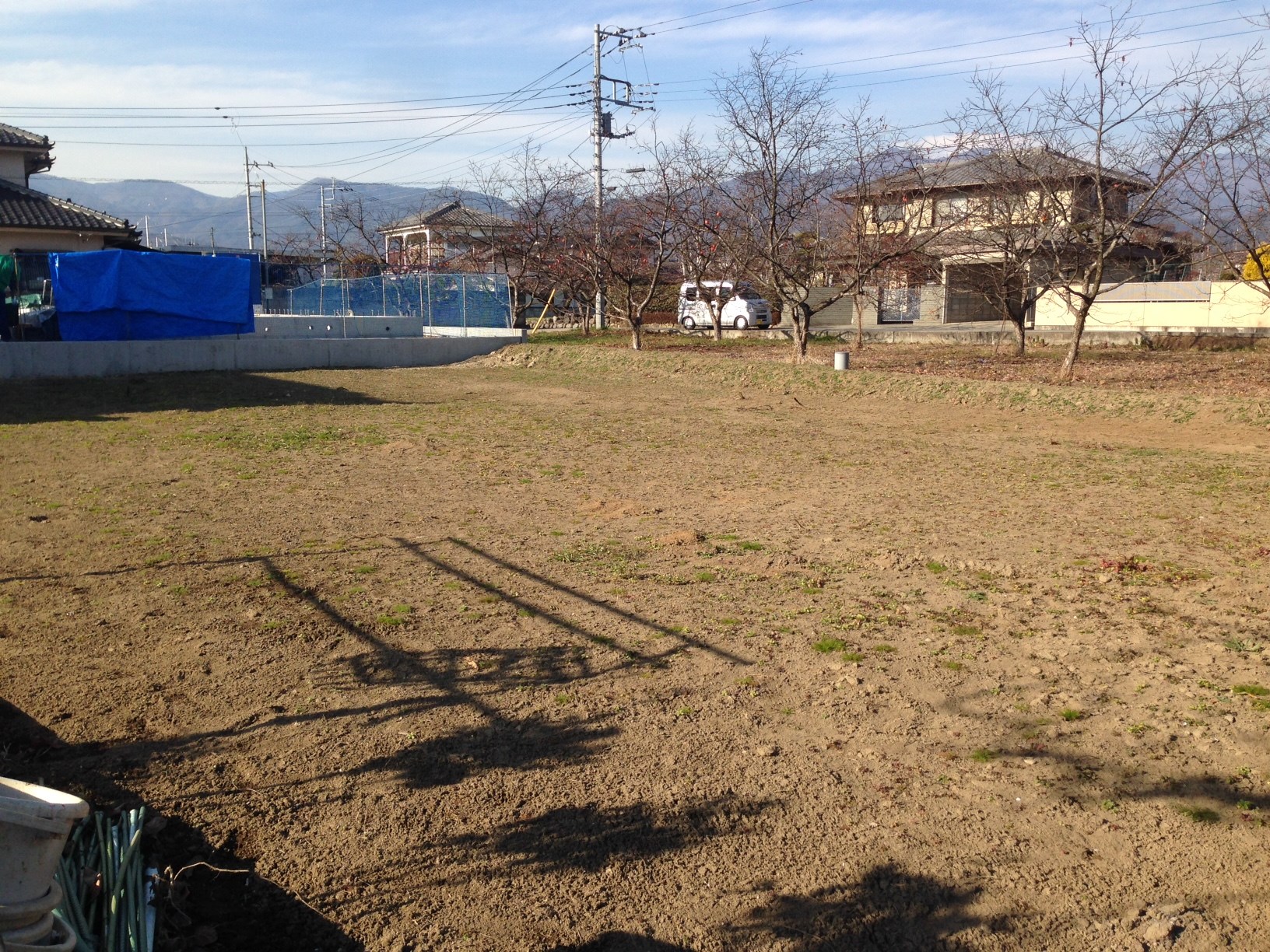 山梨市三ヶ所　分譲地 現地写真