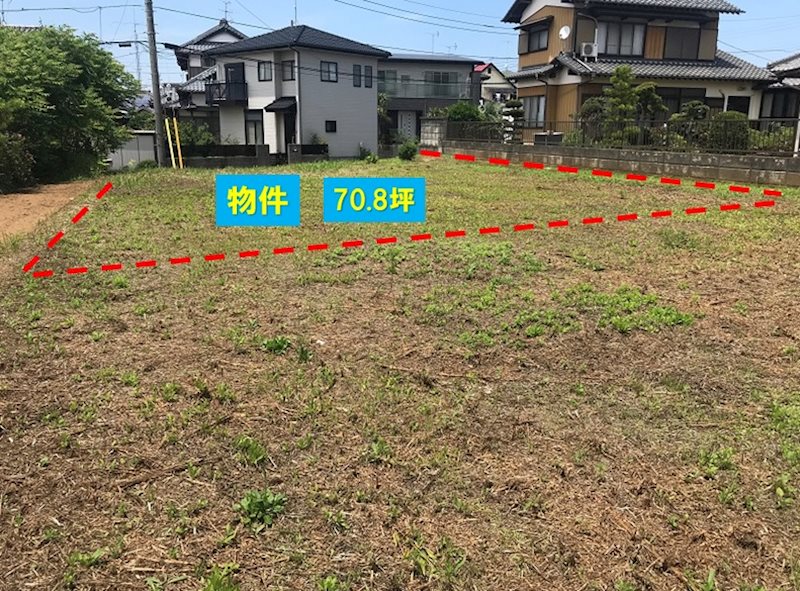 売地藤ヶ丘2-3　 現地写真