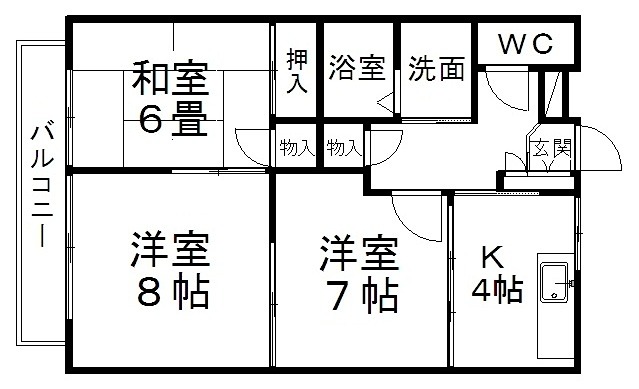 ファーストエイト南光台Ⅱ 間取図・土地図