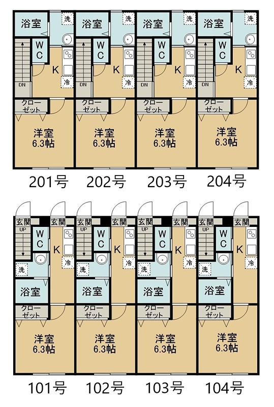 グランビュール八木山本町 間取図・土地図