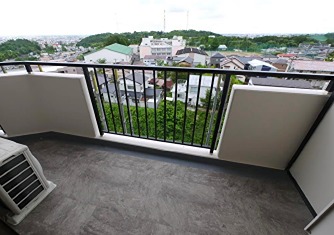 仙台八木山スカイマンション 現地写真（バルコニー）