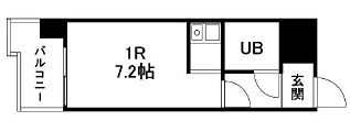 朝日プラザ五橋Ⅲ　204 間取図・土地図