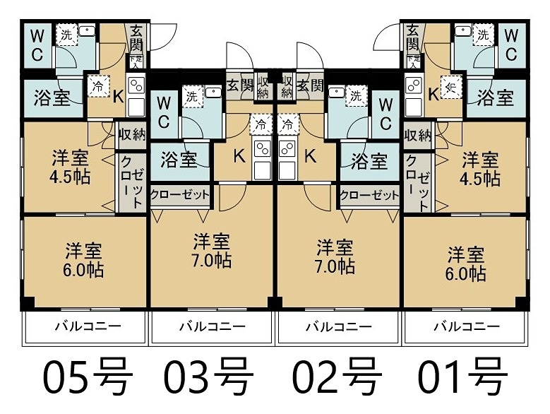 エルメリン 間取図・土地図