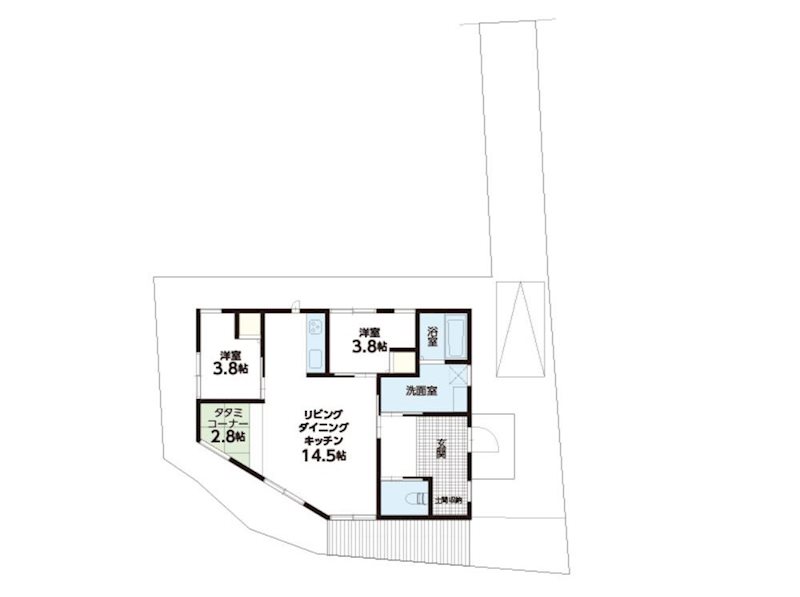 【CASA】 川西市東畦野山手1丁目 ◆建築条件無売土地◆ 区画図