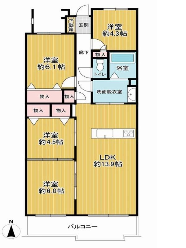 【CASA】 カルム伊丹緑ヶ丘 間取図・土地図