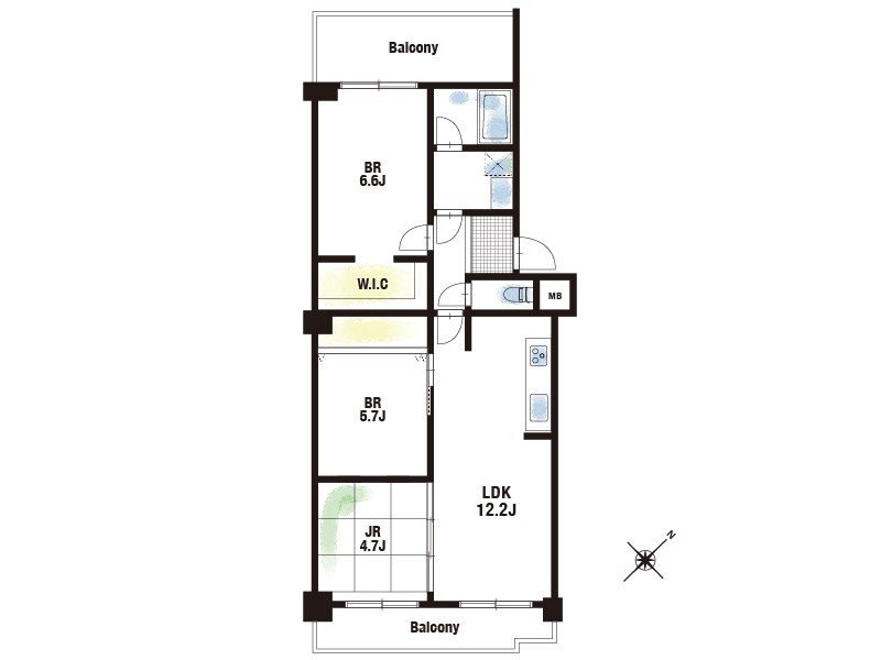 【CASA】 パストラルハイム豊中 間取図・土地図